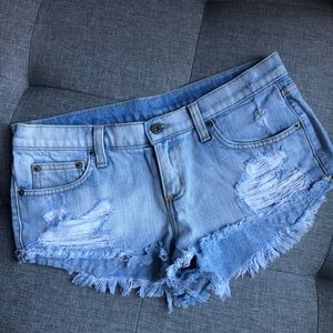 CARMAR Distressed Denim Shorts